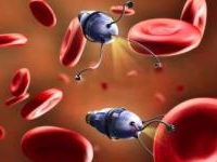 Nanobots flowing in the blood stream