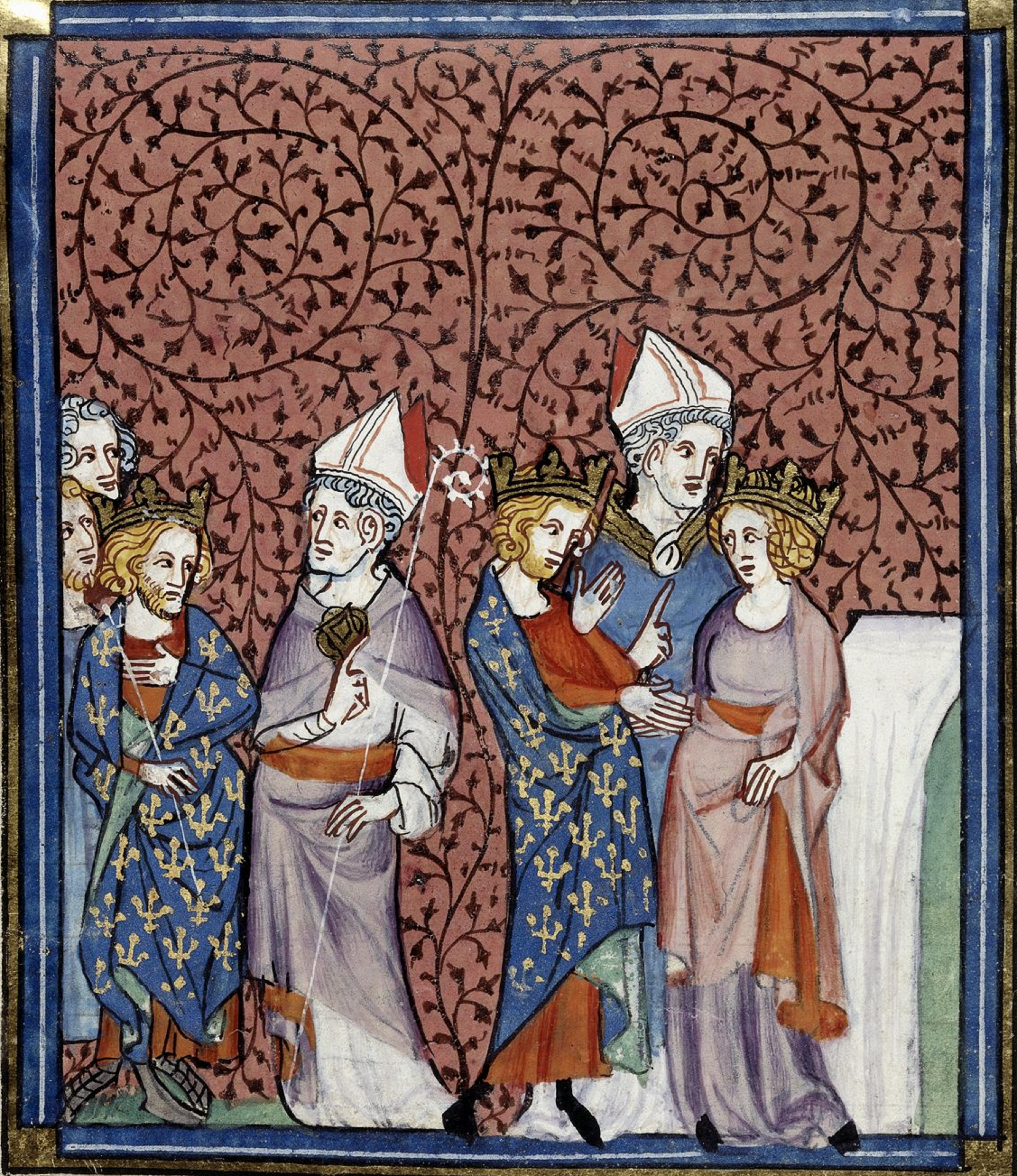 Henry I sending a bishop and his marriage to Anne
