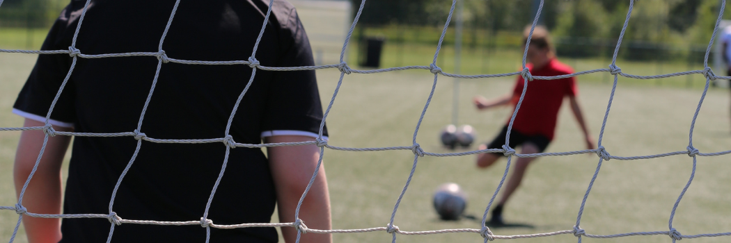 Pupil scores a goal