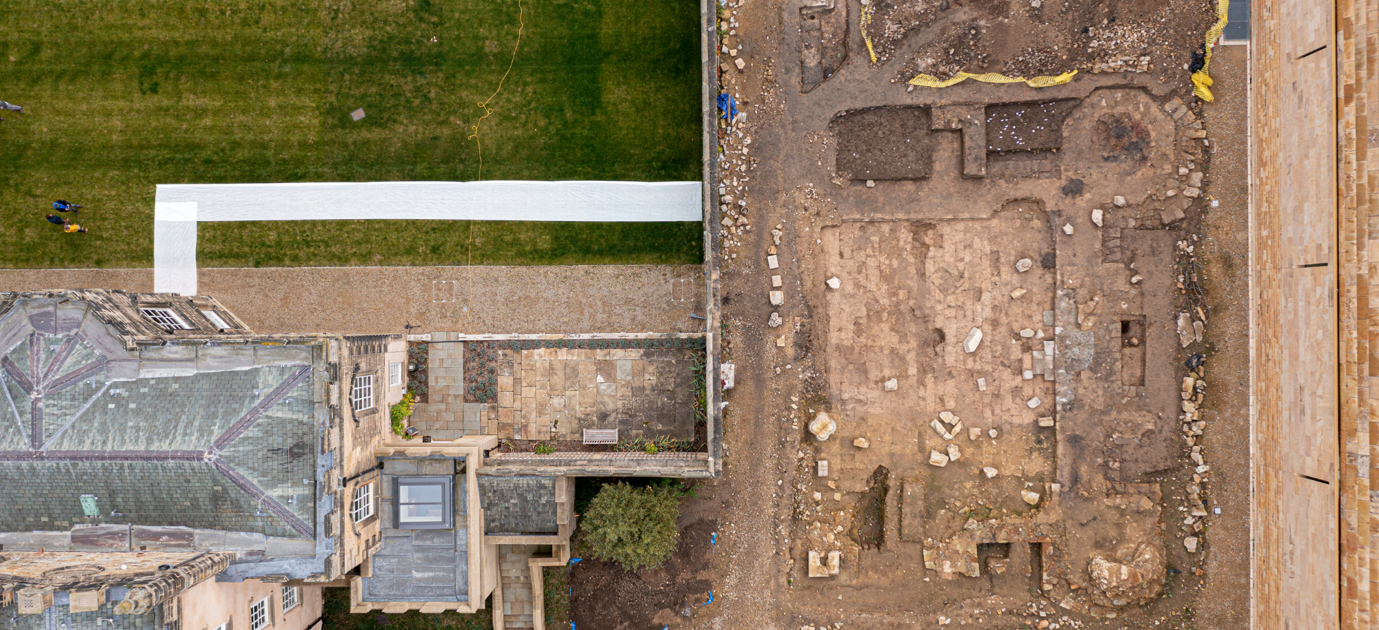 An image of the ruins of Bek's Chapel at Auckland Castle