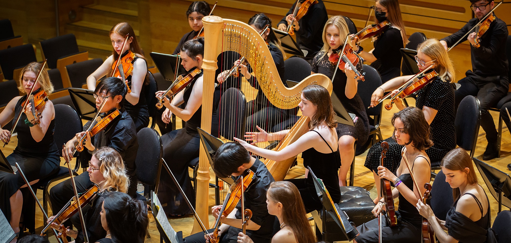 Students from DUOS performing at Sage Gateshead