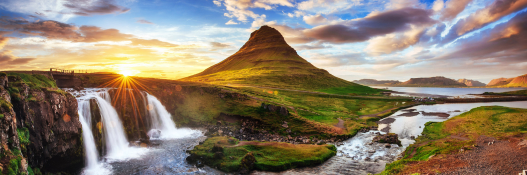 Waterfall in Iceland