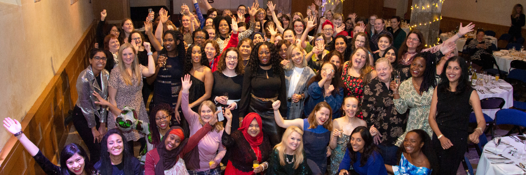 Group of women celebrating