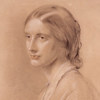 A pencil sketch of Josephine Butler in her youth