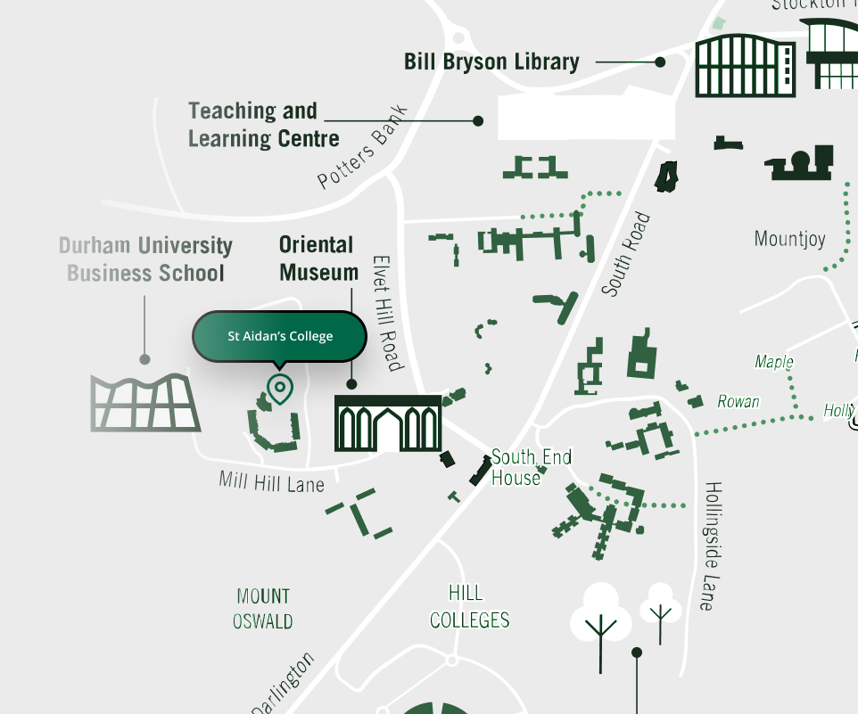 St Aidan's Map