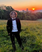 Lucas at sunrise