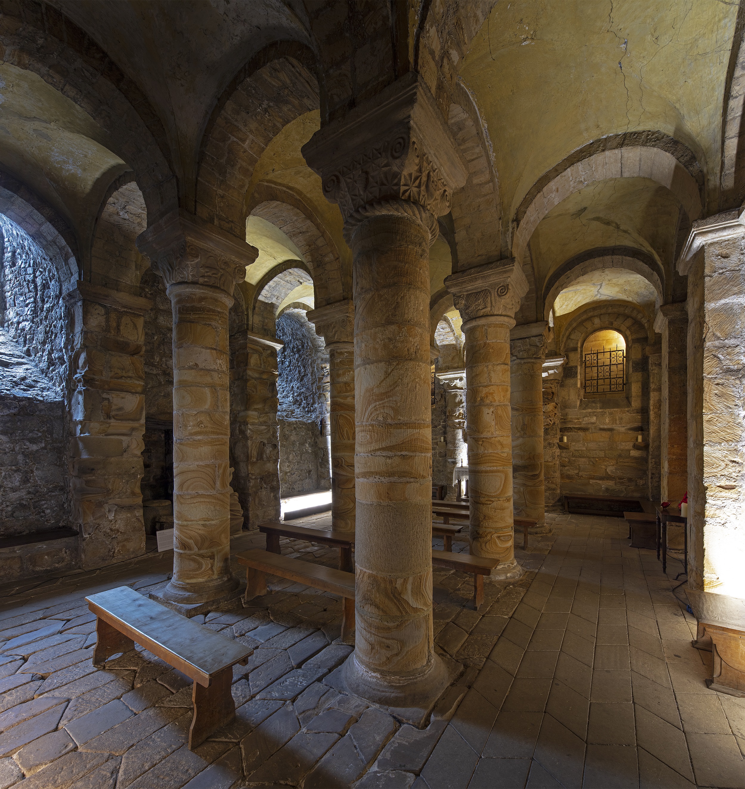 Inside of the Norman Chapel