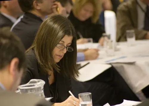 People at a conference