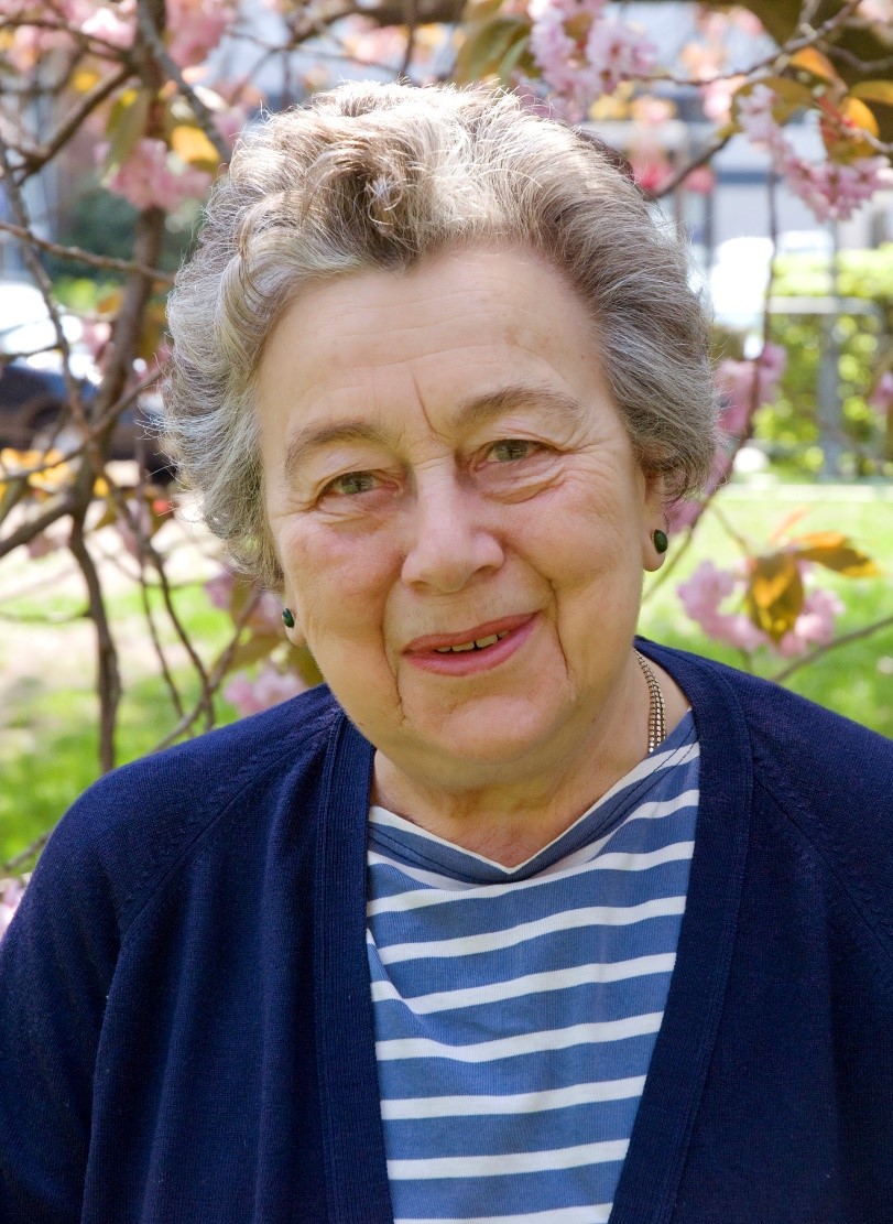 Rosemary in front of Blossoms