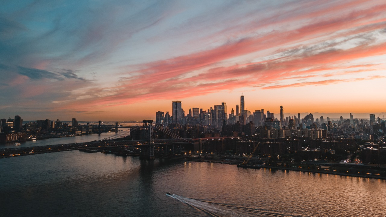 the East River, New York