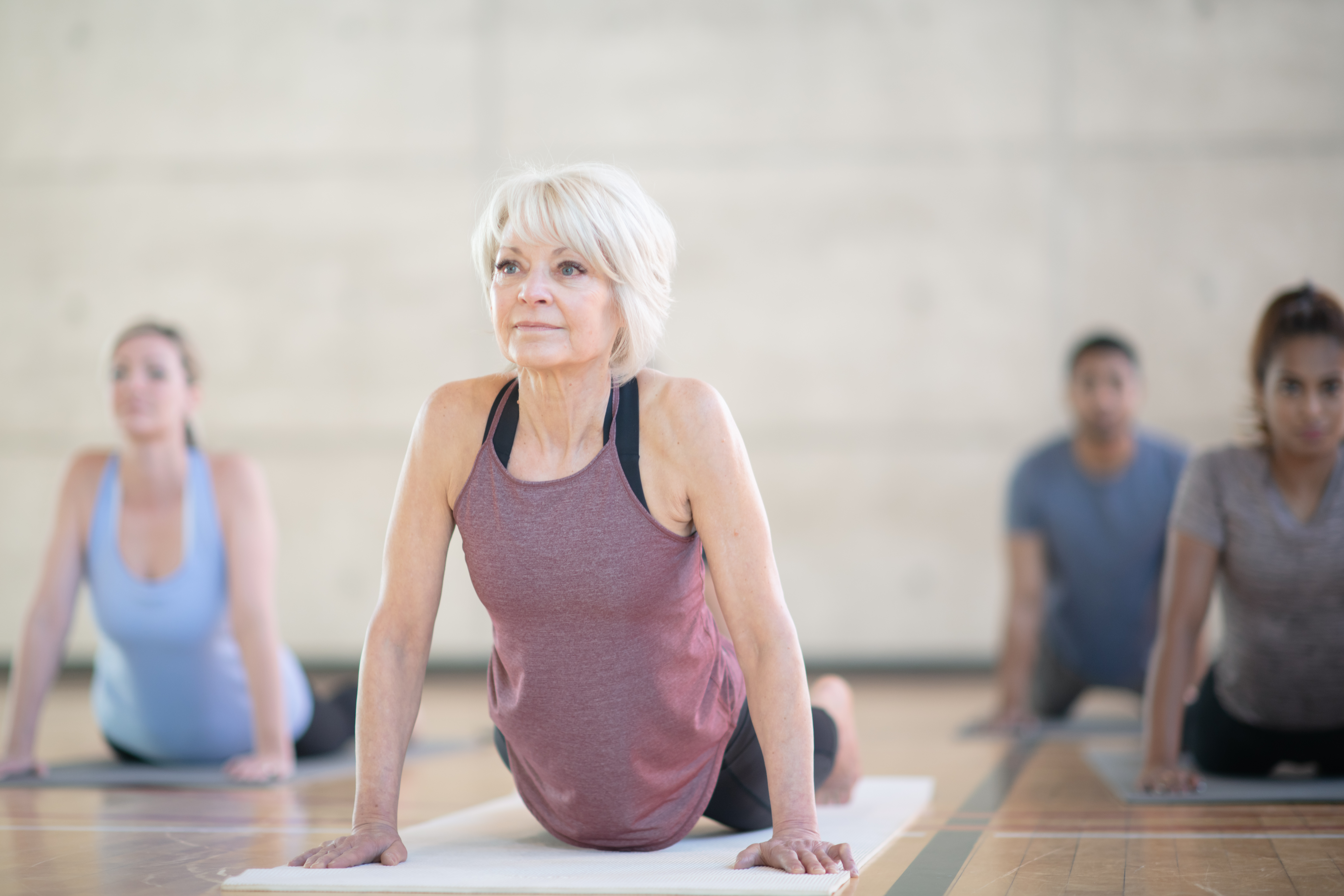 People doing exercise