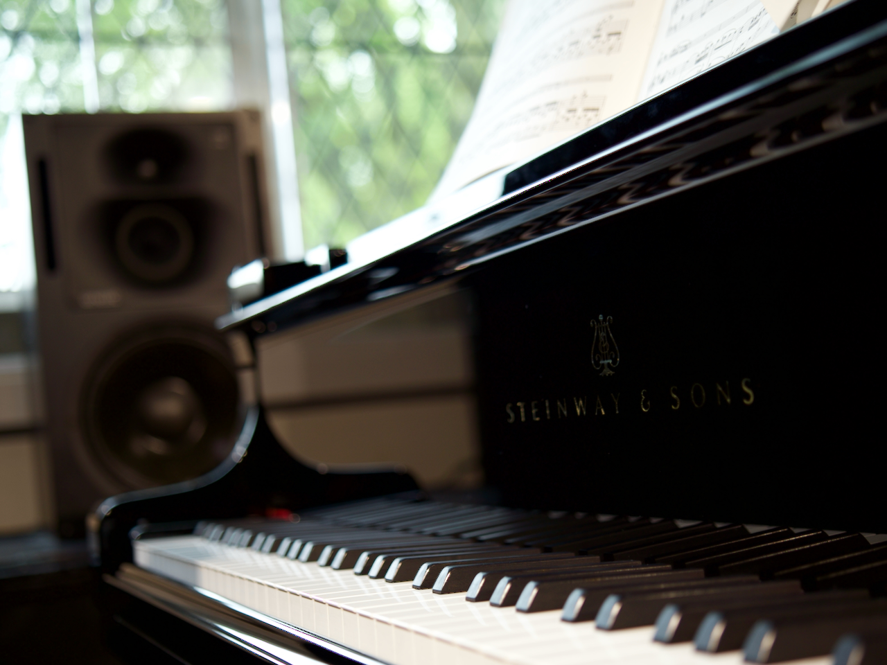 Steinway D in the Music Department Concert Room