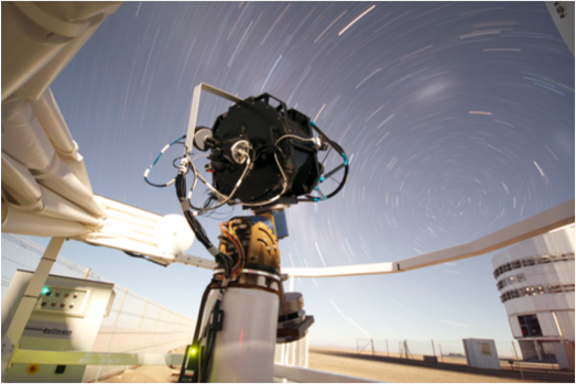 Photo of Durham SLODAR optical turbulence profiler instrument at the ESO Paranal observatory in Chile.