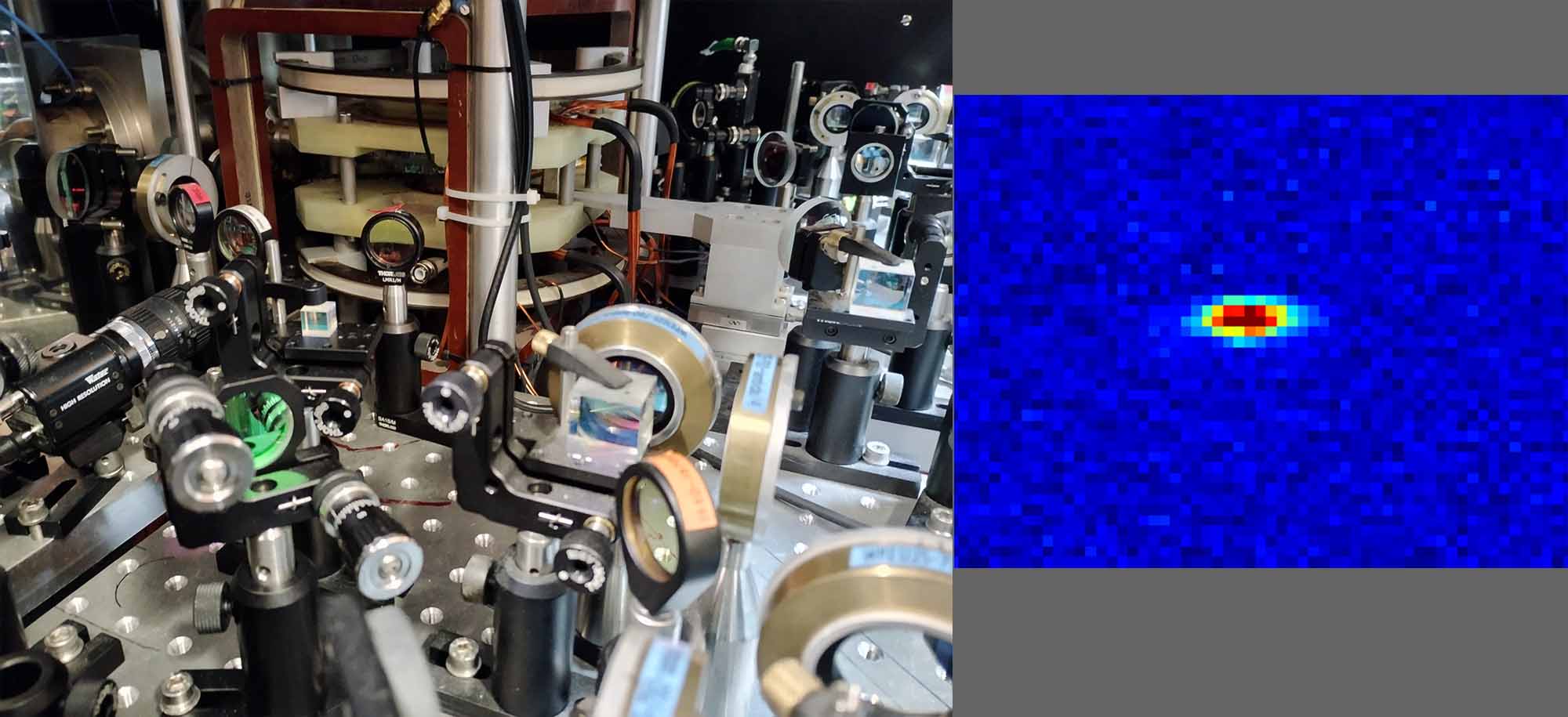 Absorption image and  RbCs experiment