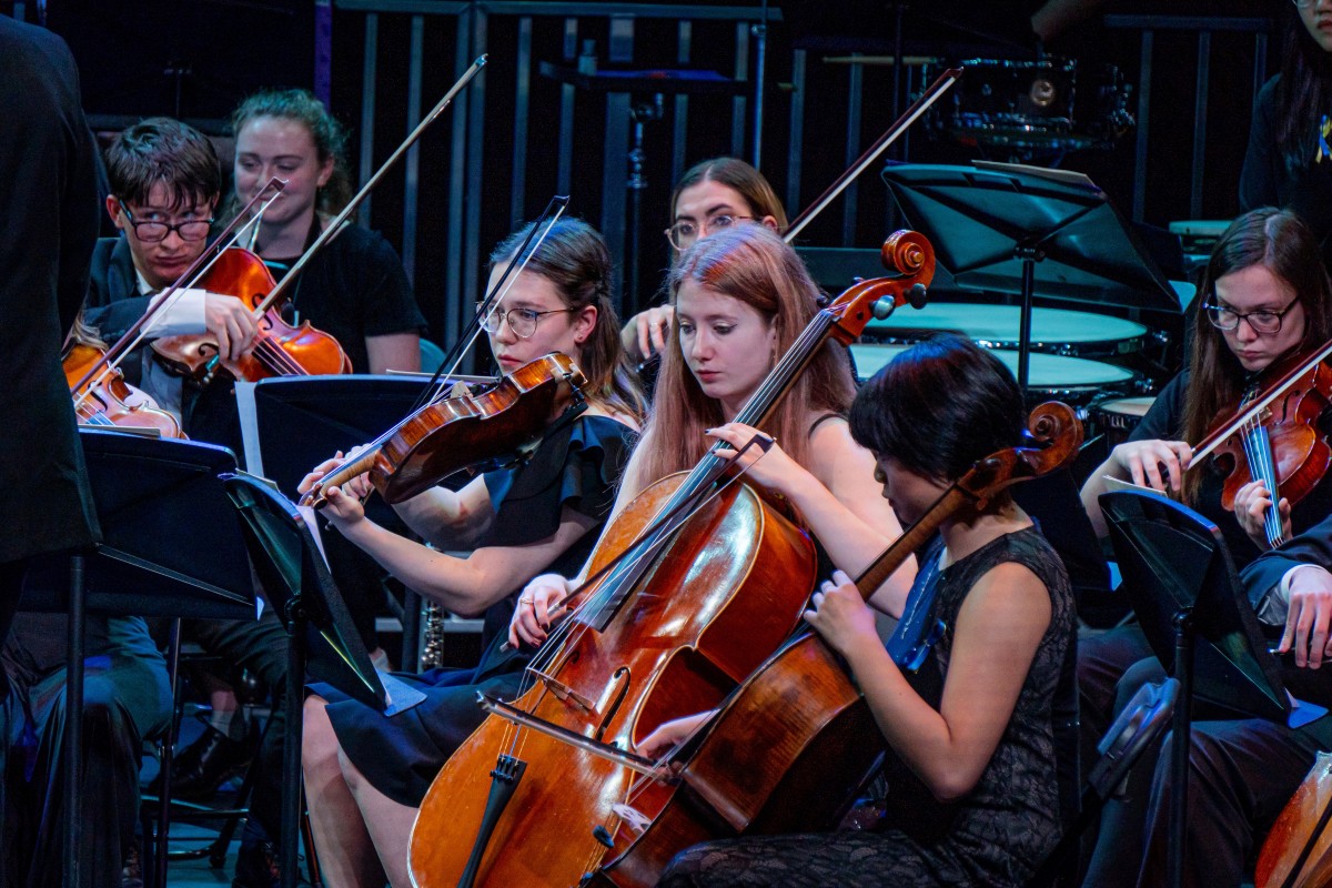 Students from Durham University Palatinate Orchestra