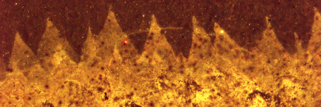 Golden coloured Bronze age artefact