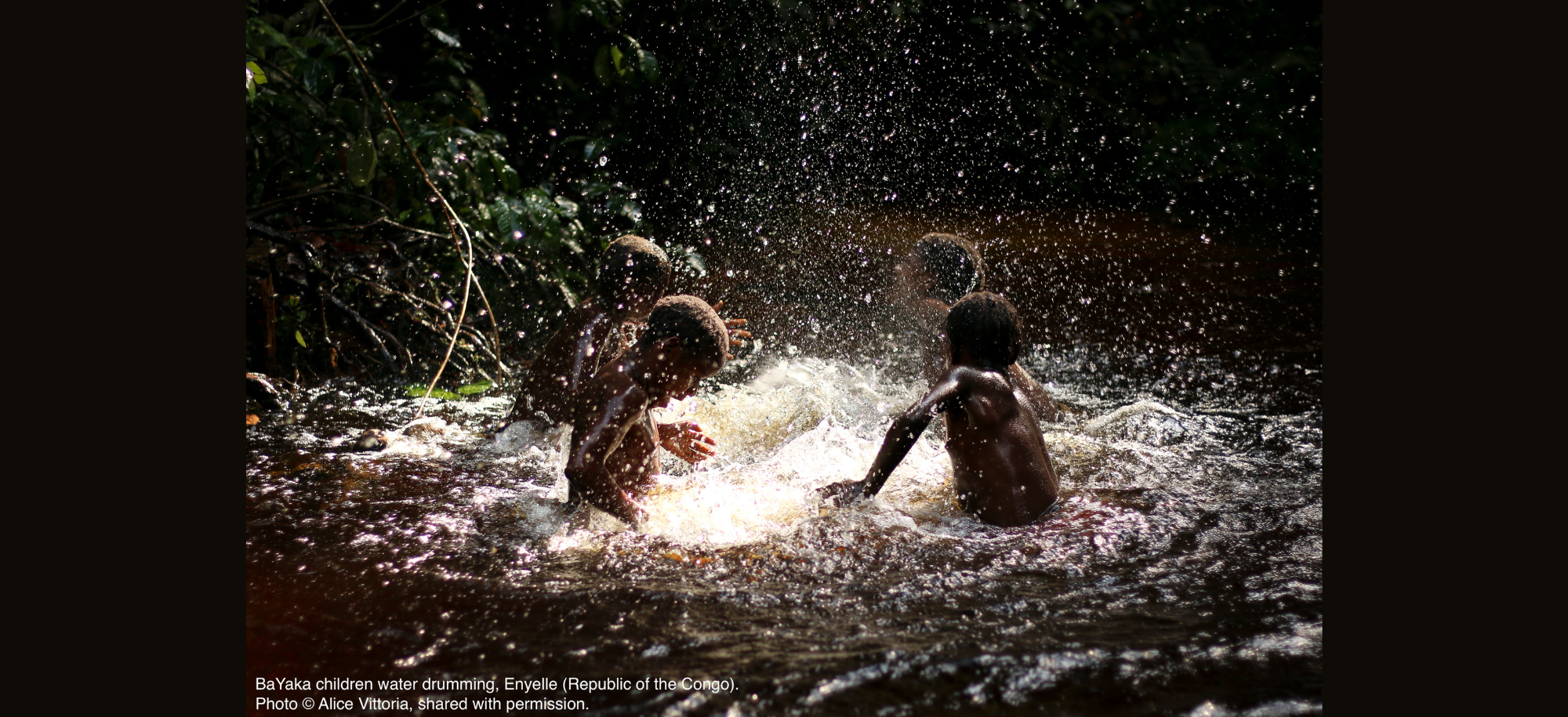 hunter-gatherer children playing