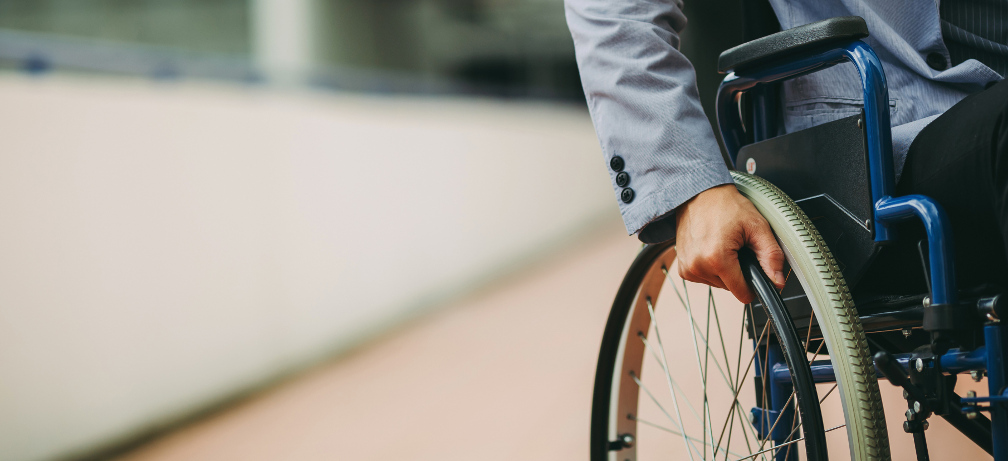 person in wheelchair