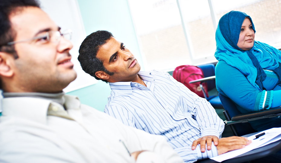 Students in a seminar