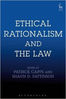 Book cover titled 'Ethical Rationalism and the Law'