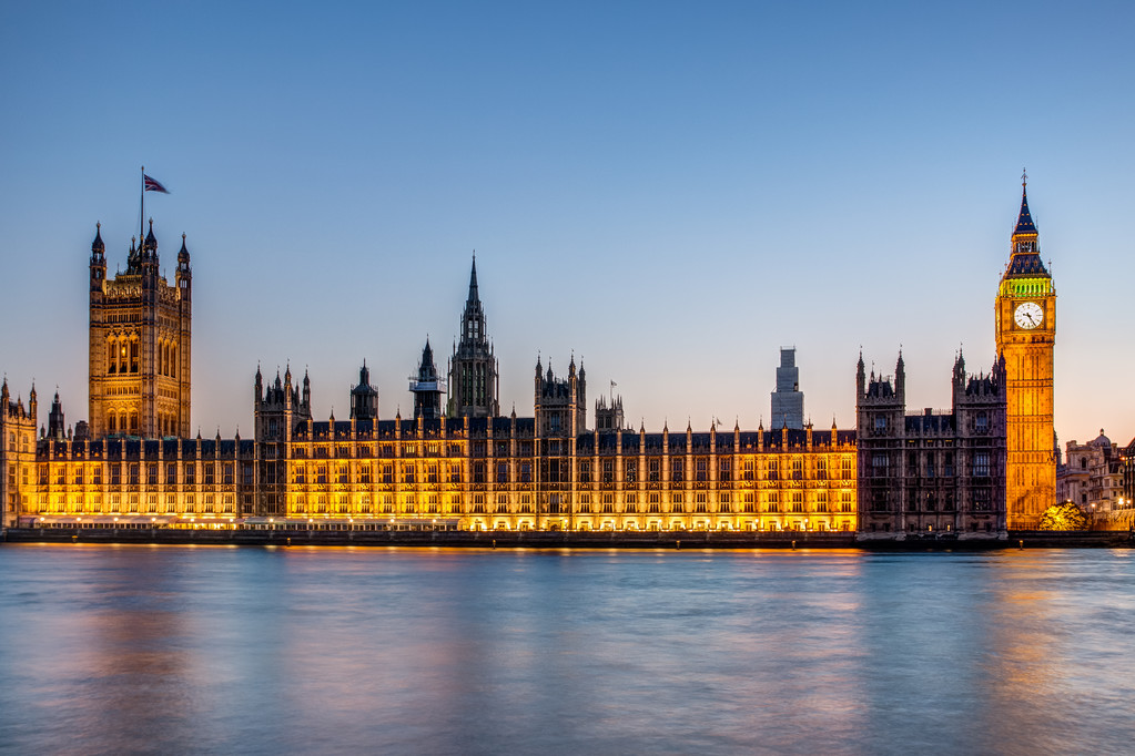 London and Houses of Parliament