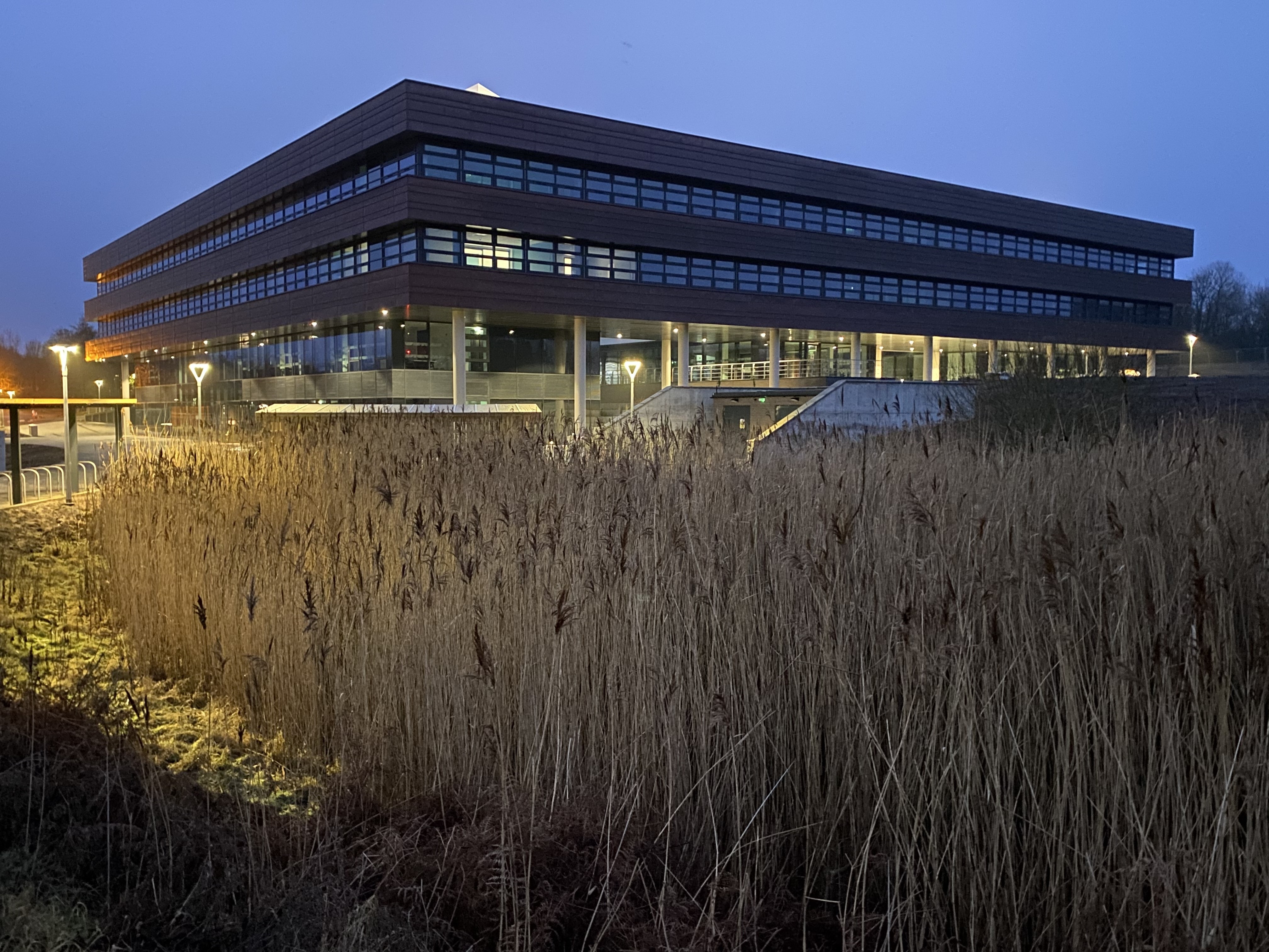 Outside shot of Durham University's Maths Building