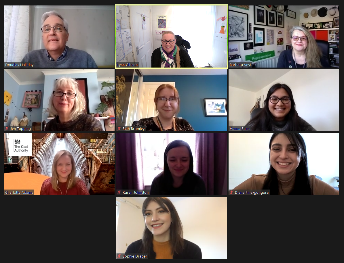 Image of panellists at event International Women and Girls in Science