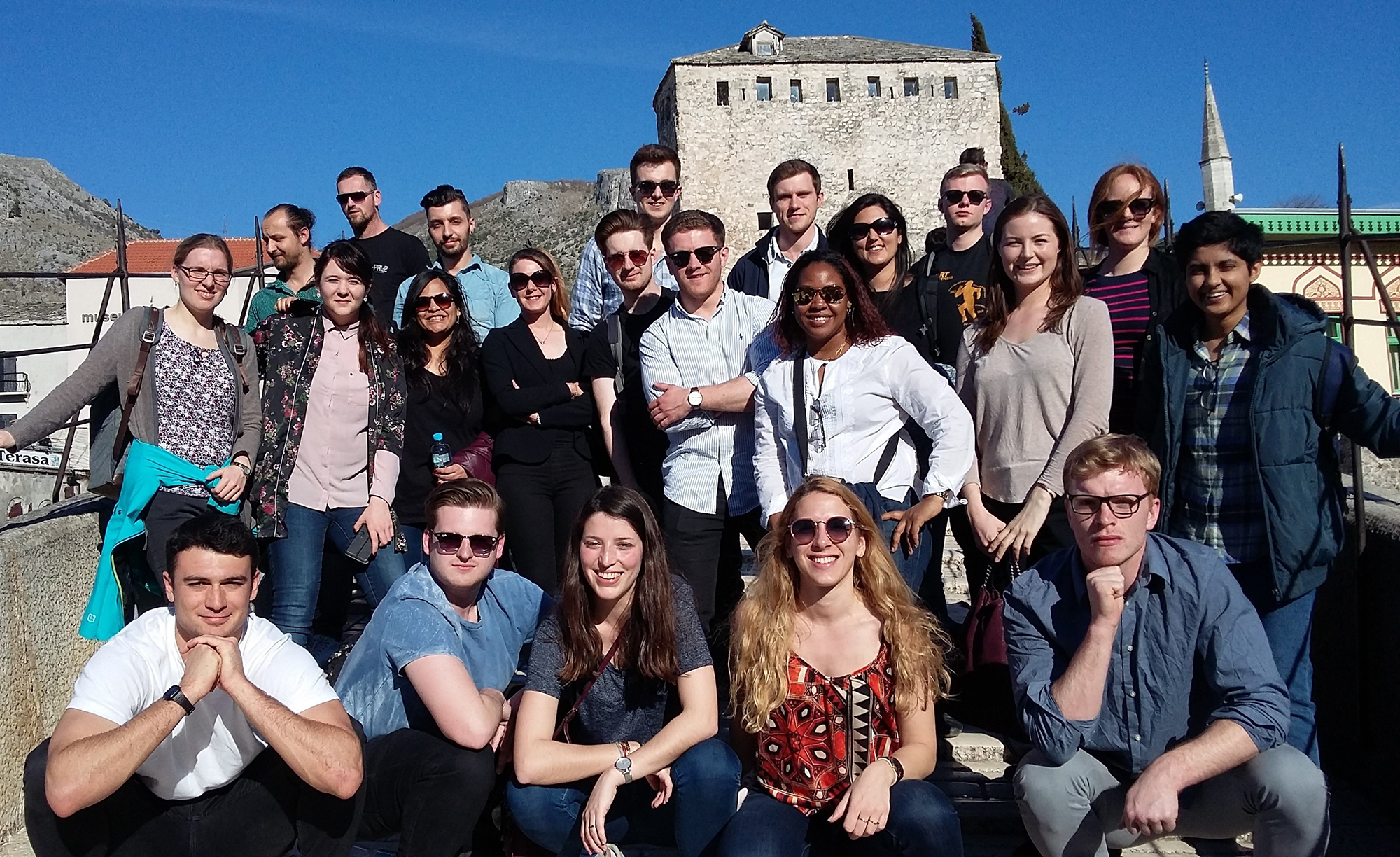 Group on Bosnia Field Trip