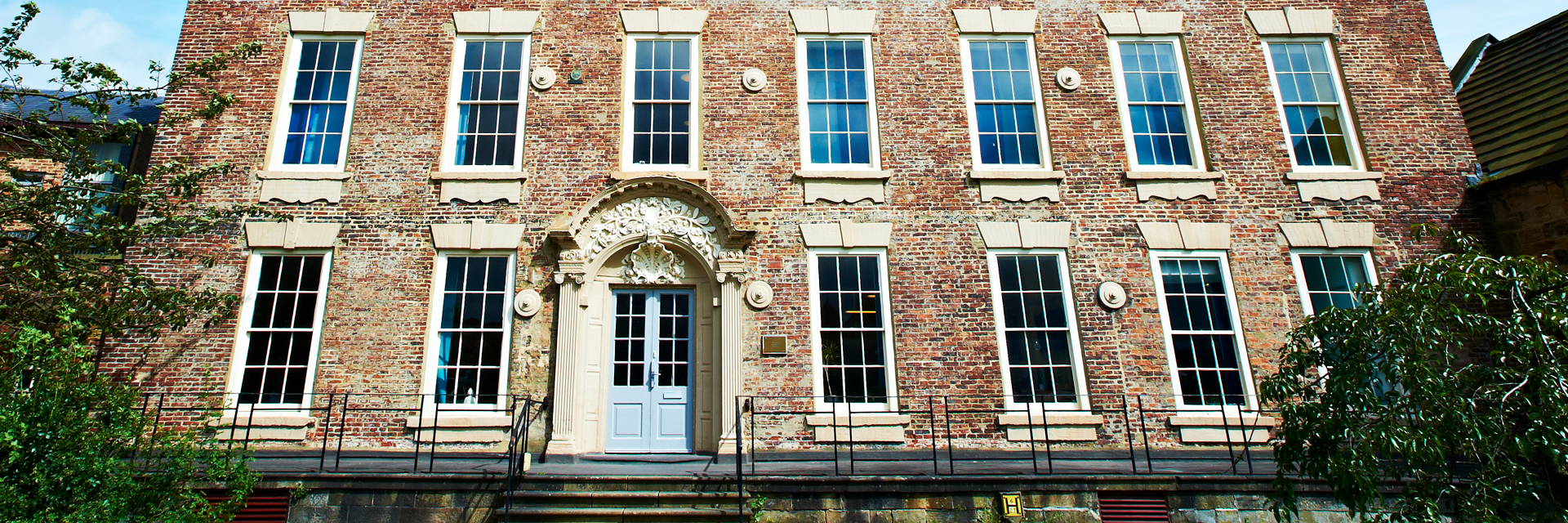 External shot of Institute of Advanced study at Cosins Hall