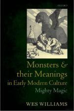 Front cover of Monsters and their Meanings in Early Modern 