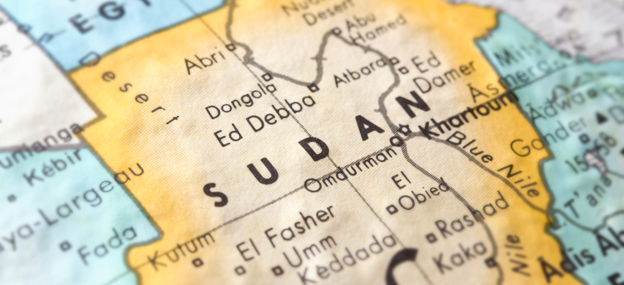 map of sudan