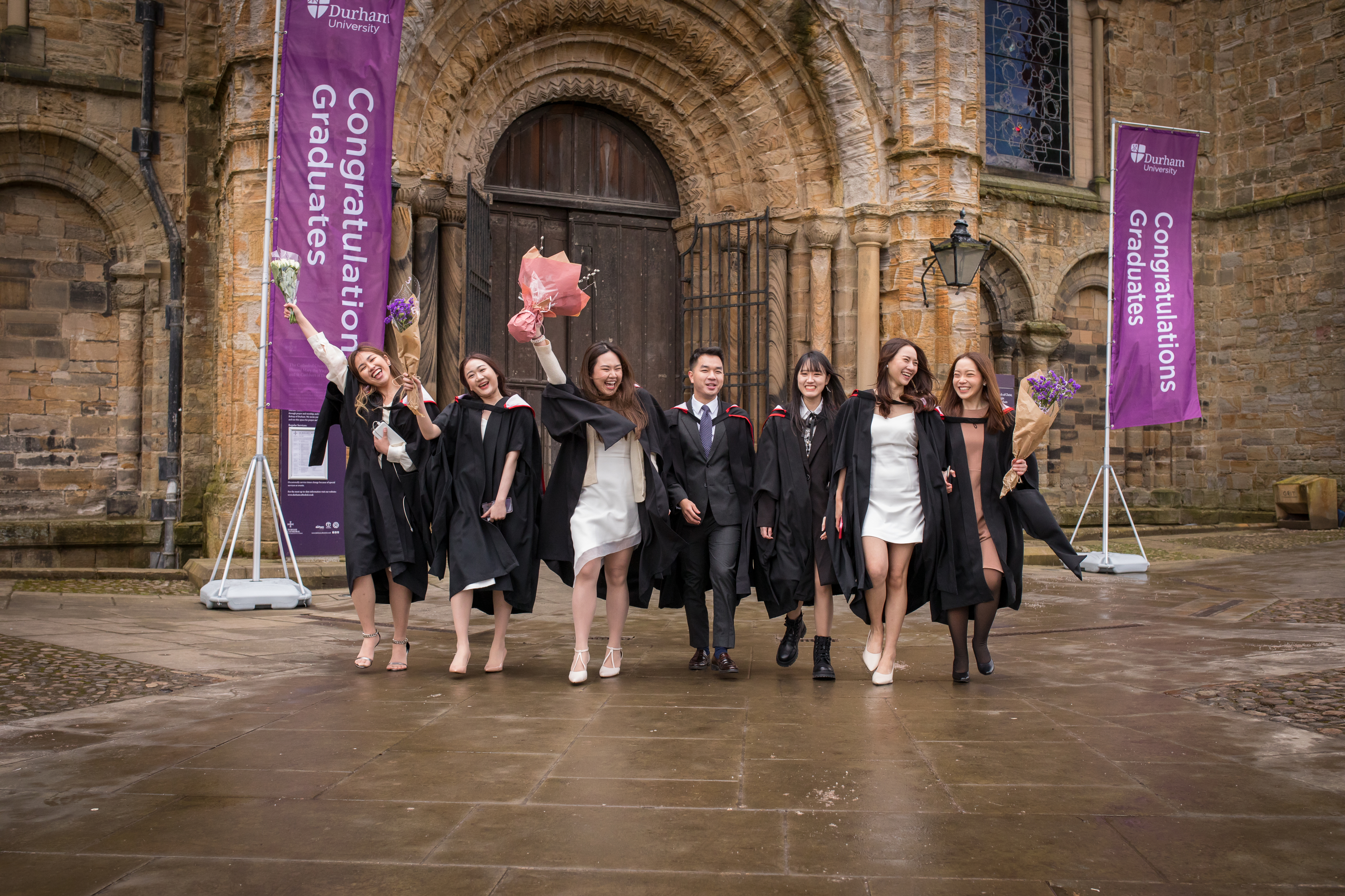 Asian student graduation