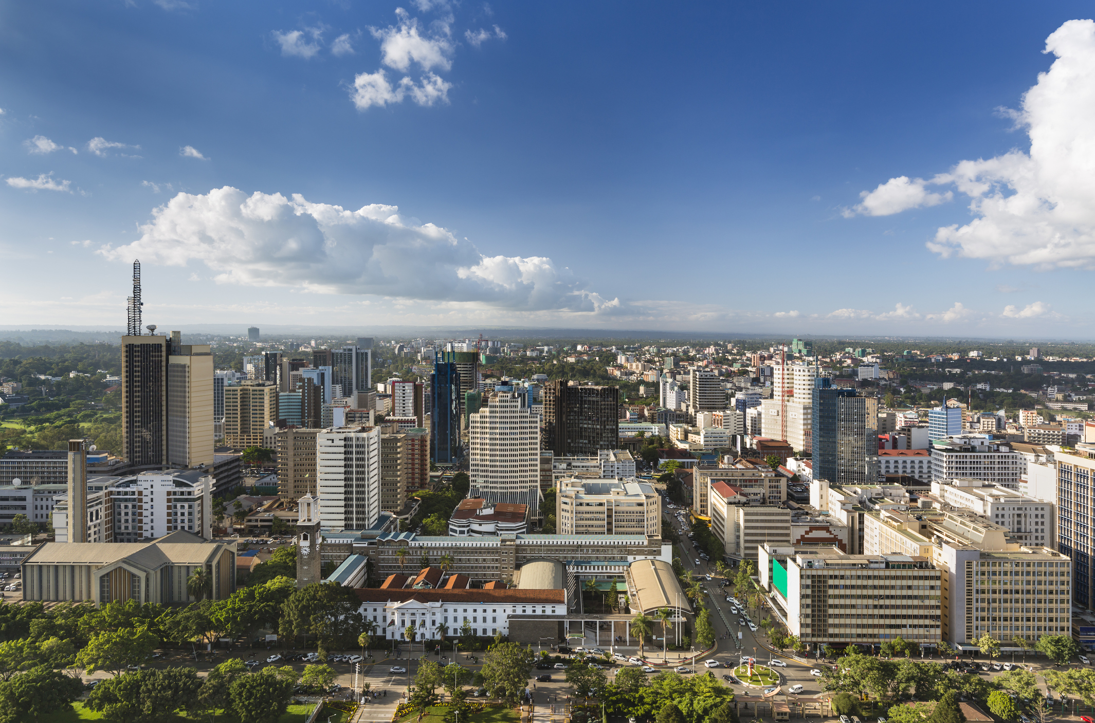 Nairobi City Hall And Business District, Kenya