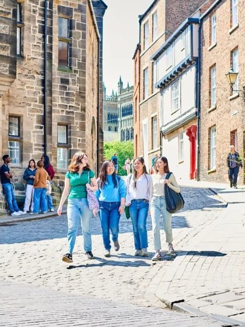 Students Walking