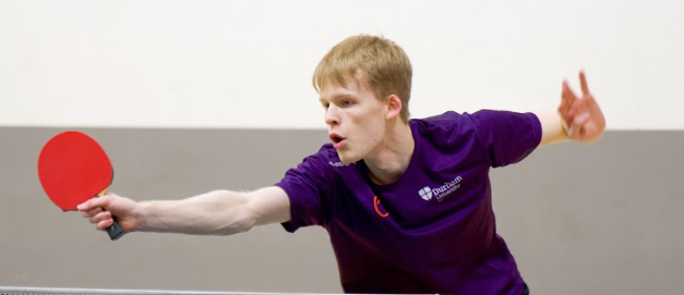 Male table tennis player