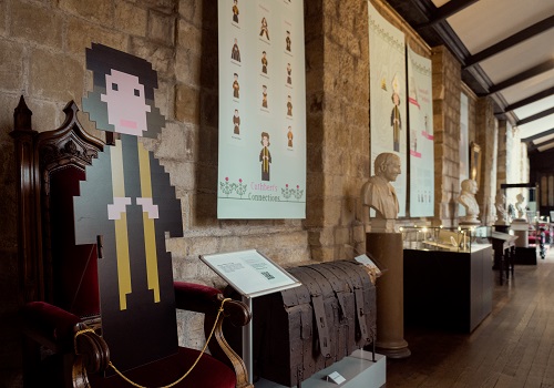 Image of the Cuthbert Tunstall exhibition at Durham Castle