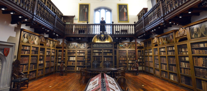 Cosin's Library interior