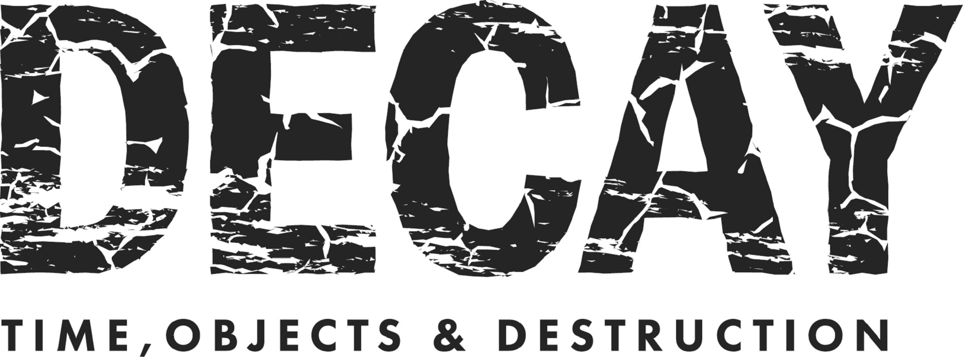 Title graphic for the Decay exhibition.